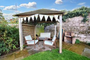 Covered seating area- click for photo gallery